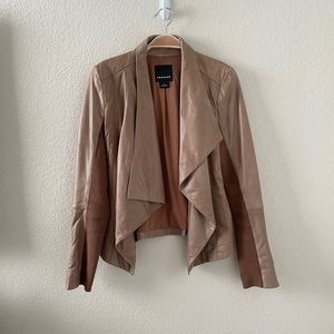 Faux leather jacket